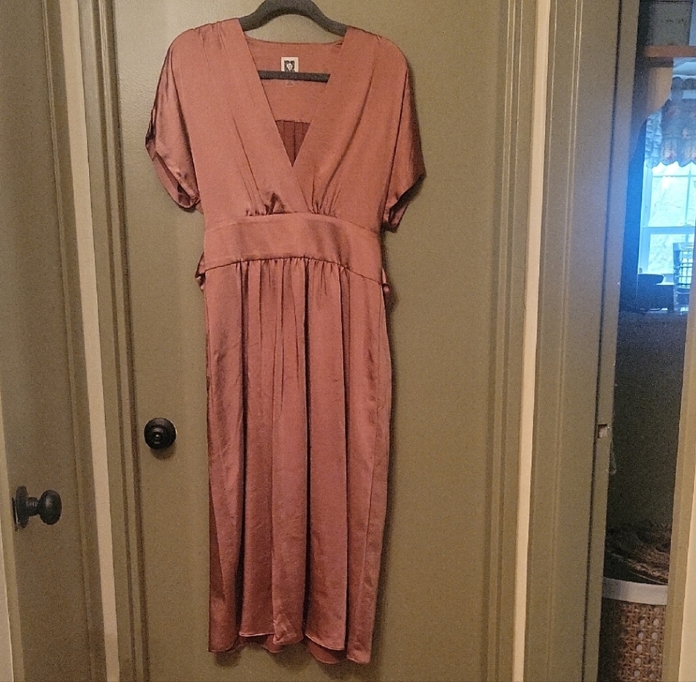 Anne Klein Dusty Rose Midi Dress
